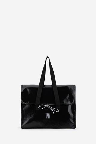 Valmenti Unisex Tekstil Siyah Küçük Bez Poşet Çanta VLM7647